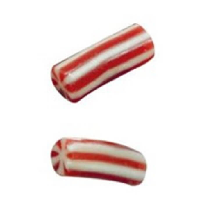 Vidal Gummi Mint Licorice Candy Canes