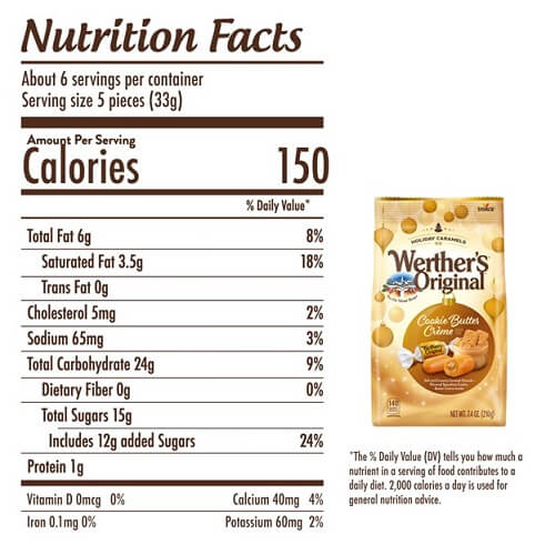 Werther's Cookie Butter Creme