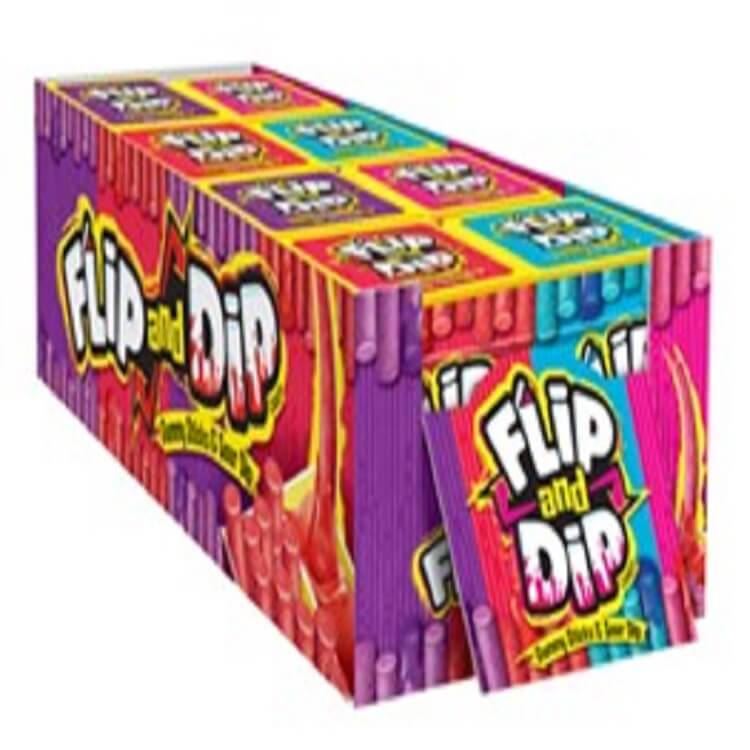 Flip and Dip Gummy Stick & Sour Dip