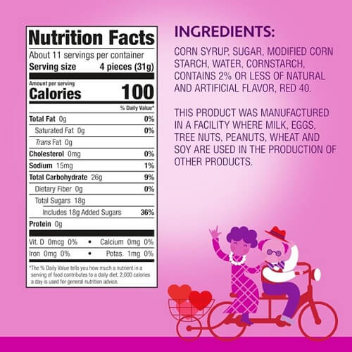 Brach's Cinnamon Jelly Hearts