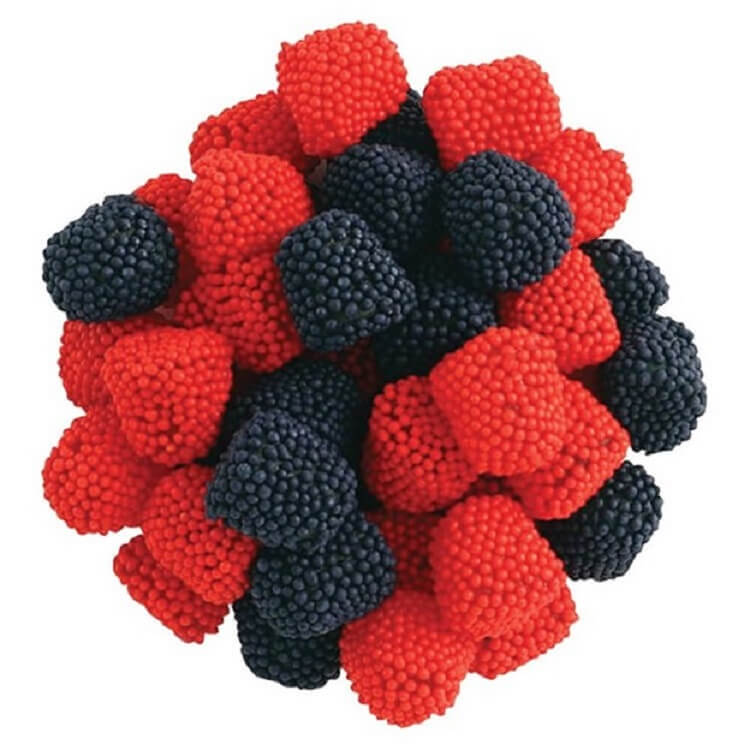 Bulk Jelly Belly Raspberries & Blackberries ~ 10lb    
