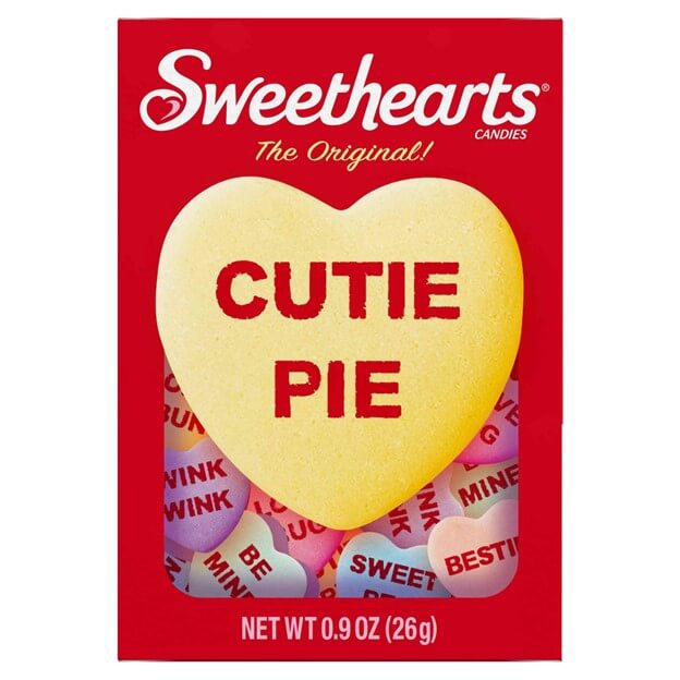 Sweethearts Cutie Pie Conversations Hearts