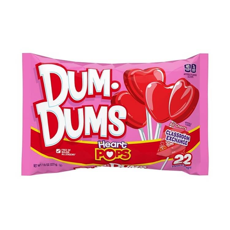 Dum Dums Heart Pops
