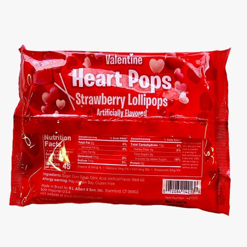 Alberts Valentine Heart Pops