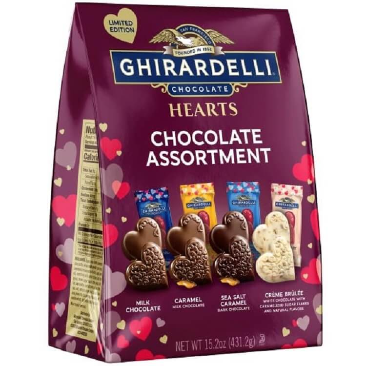 Ghirardelli Hearts Chocolate Assortment