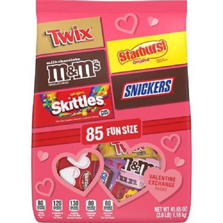 Mars Valentine Assortment 85 Count