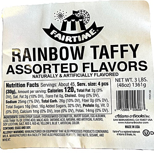Fairtime Rainbow Taffy 