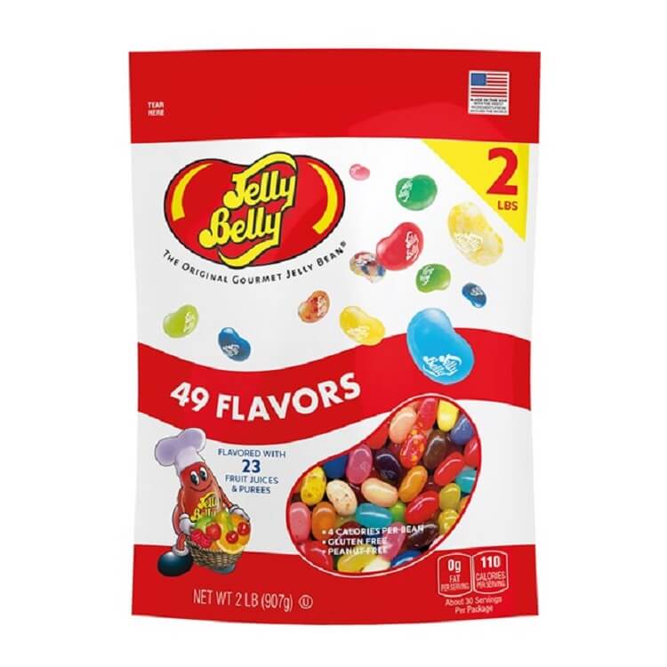 Jelly Belly 49 Assorted Flavor ~ 2lb