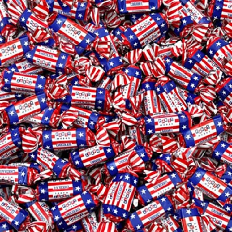Party Works Patriotic Chocolate Caramel