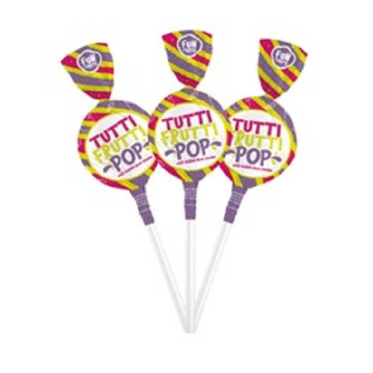 Funtasty Sour Tutti Frutti Lollipops 
