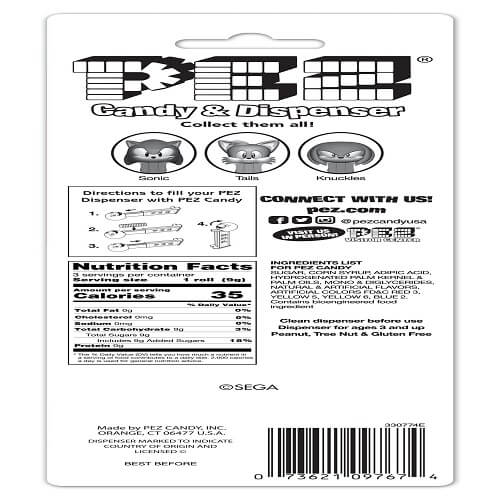 Sonic the Hedgehog Pez Dispensers    