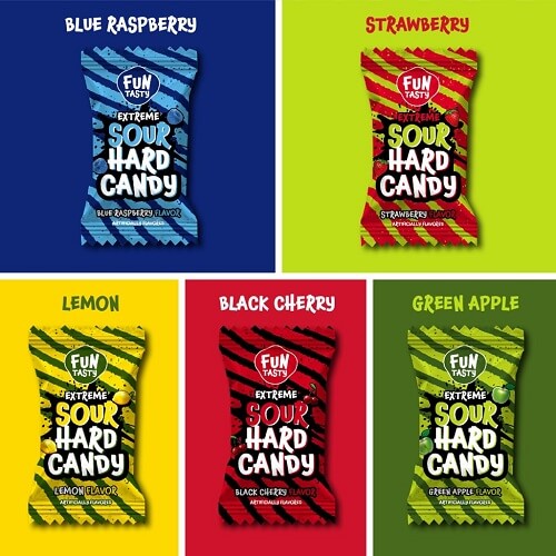 Funtasty Extreme Sour Hard Candy