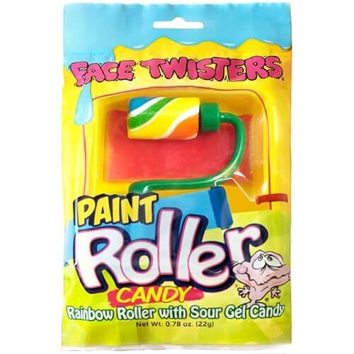 Face Twisters Paint Roller Candy 12 Count