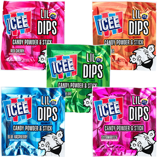 Icee Lil Dips Assorted Candy Powder and Sticks