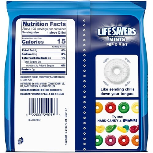 LifeSavers Pep o Mint Singles-13oz Bag