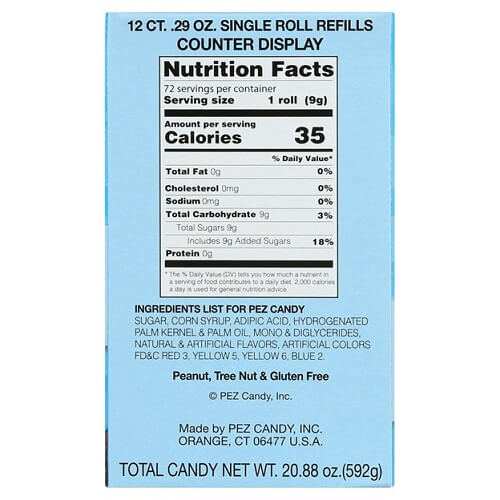 Pez Assorted Refill~12 ct