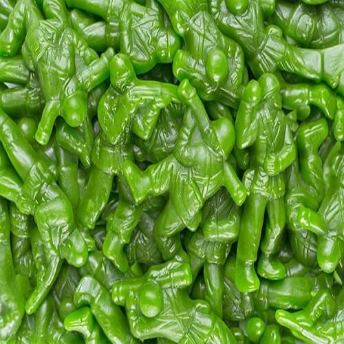 Albanese Gummi Green Army Guys ~ 5lb Bag
