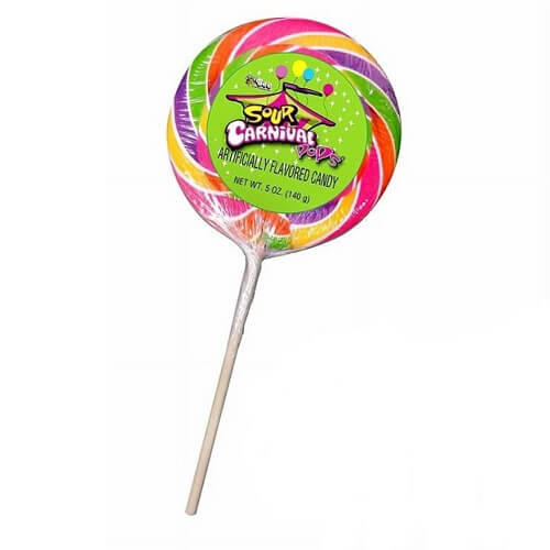 Giant Sour Carnival Pops  