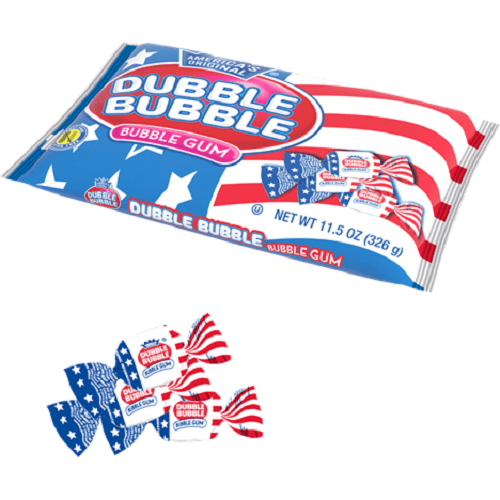 Stars and Stripes Dubble Bubble Gum  