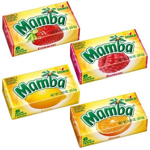 Assorted Mamba Fruit Chews