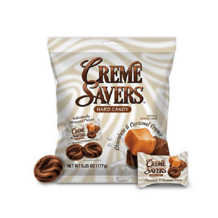 Creme Savers Chocolate and Caramel Creme