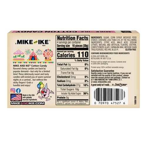 Mike and Ike Cotton Candy Theater Box  