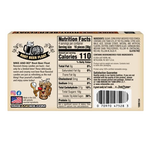 Mike and Ike Root Bear Float Theater Box   