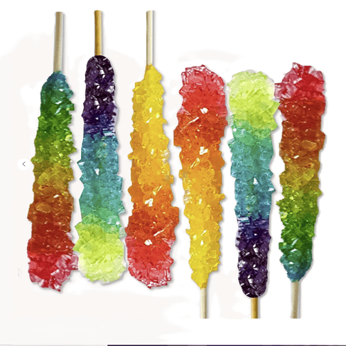 Tie Dye Rock Candy Sticks   