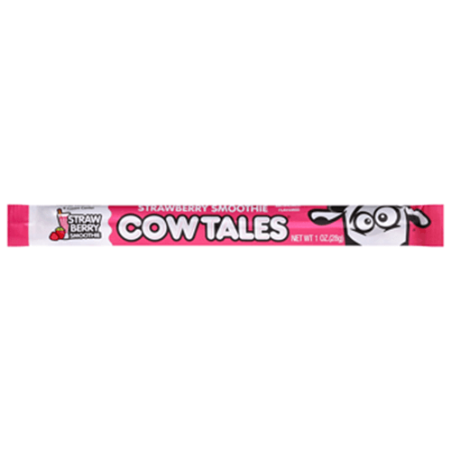 Goetze Strawberry Smoothie Cow Tales ~ 36ct. 