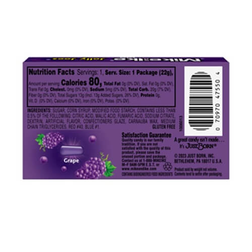 Mike and Ike Grape Jolly Joes 24 Pack