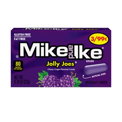 Mike and Ike Grape Jolly Joes 24 Pack   