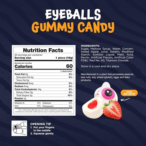 Funtasty Eyeballs Gummy Candy