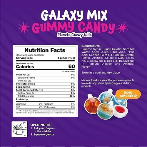 Funtasty Galaxy Mix Gummy Candy