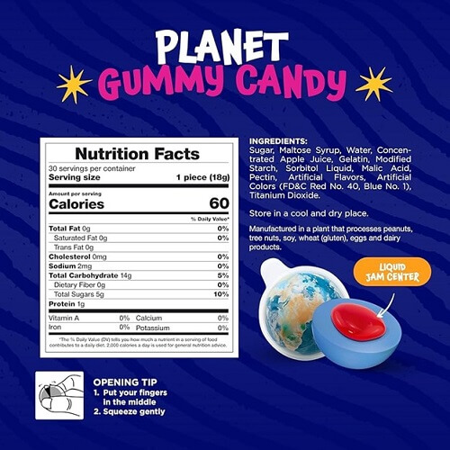 Funtasty Planet Gummy Candy