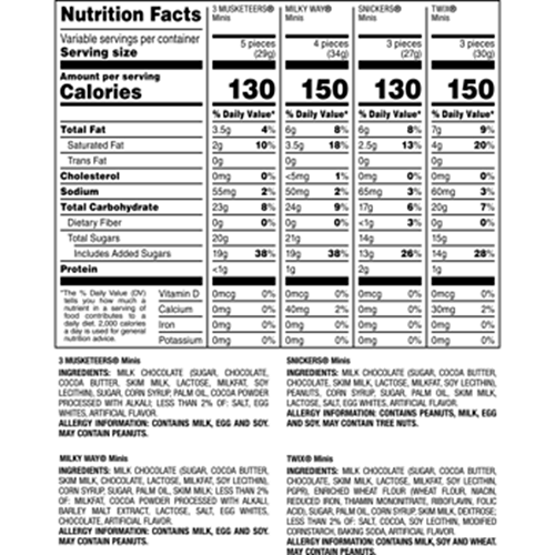 Halloween Mars Mix 295 Pieces  