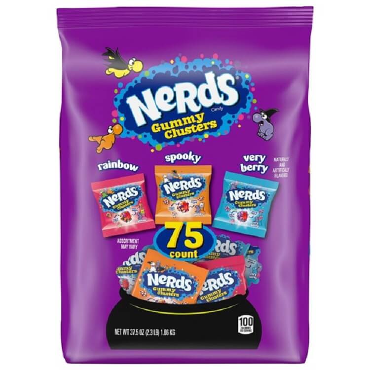 Halloween Nerds Gummy Clusters Treat Packs