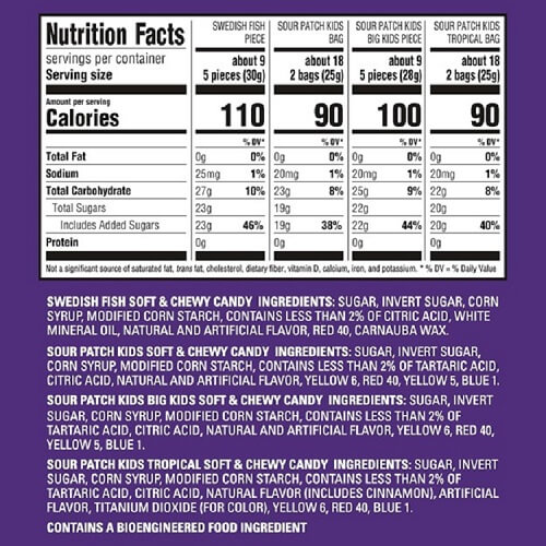 Sour Patch Kids and Swedish Fish Halloween Treat Packs ~ 160ct. 