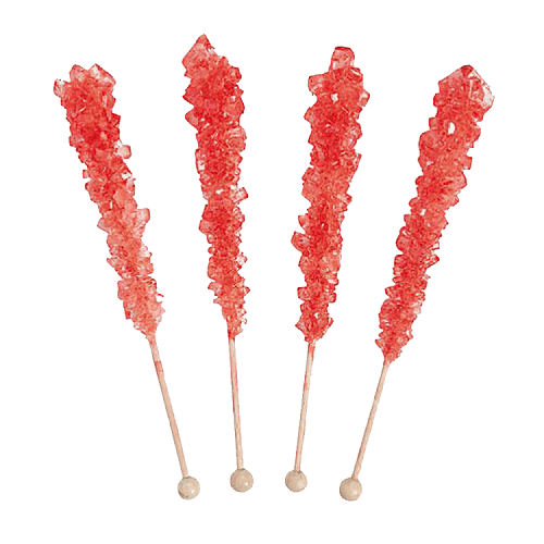 Red Rock Candy Sticks 