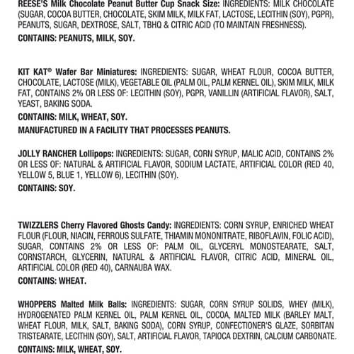 Halloween Hershey Variety Mix 140 Pieces