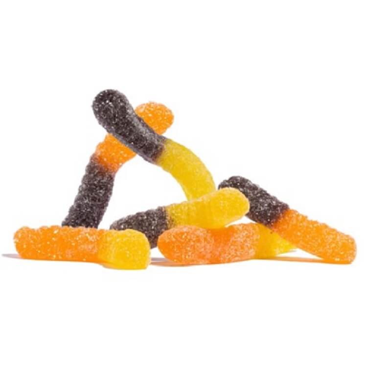 Sour Fall Mini Gummi Worms