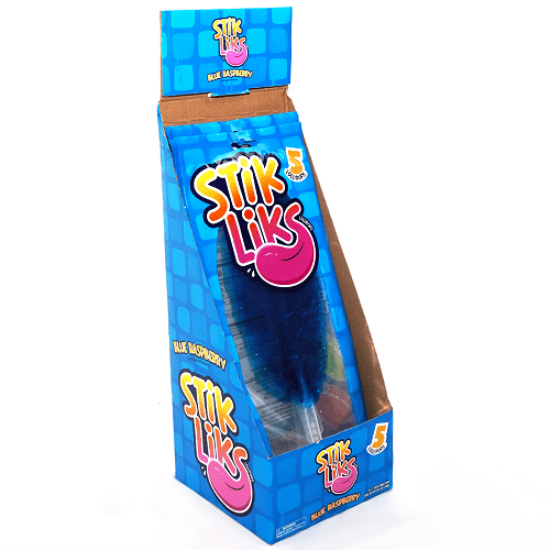 Stik Liks Blue Raspberry Lollipops