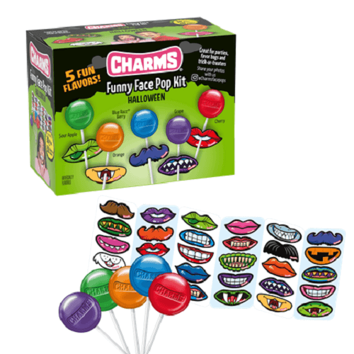 Charms Halloween Funny Face Pop Kit
