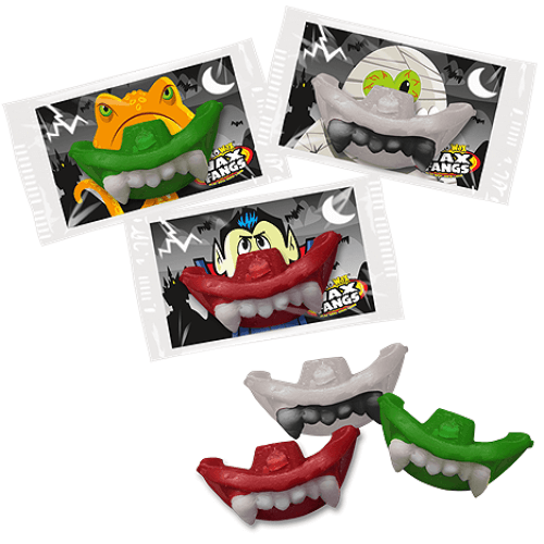 Assorted Wack-O-Wax Fangs ~ 24 Count Box  