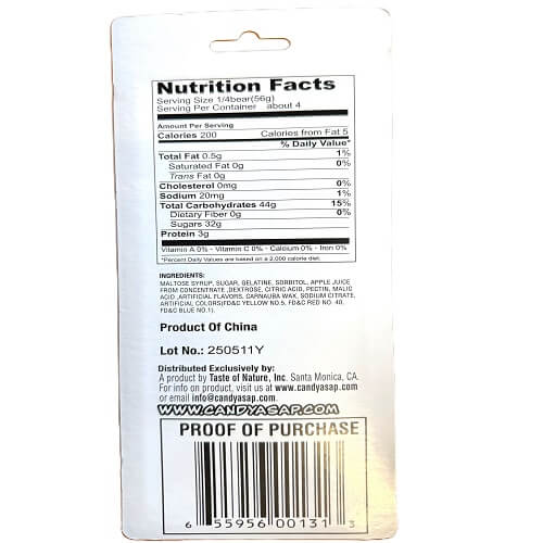 Taste of Nature Ginormous Gummi Bear