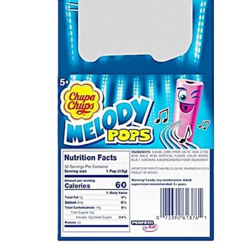Chupa Chups Melody Pops 30 Count