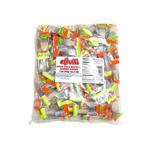 Efrutti Sour Gummi Cola Bottles-2lb Bag