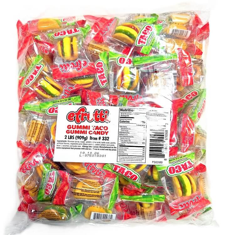 Efrutti Gummi Taco-2lb Bag 