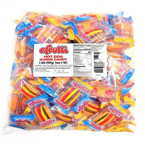 Gummi Hot Dog 2lb Bag