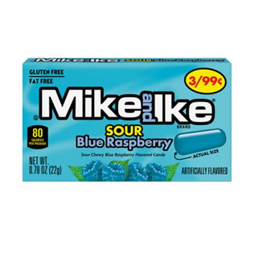 Mike and Ike Sour Blue Raspberry 24 Pack    
