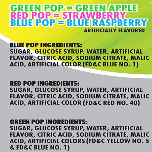 Sour Pacifier Pop ~ 12 Count